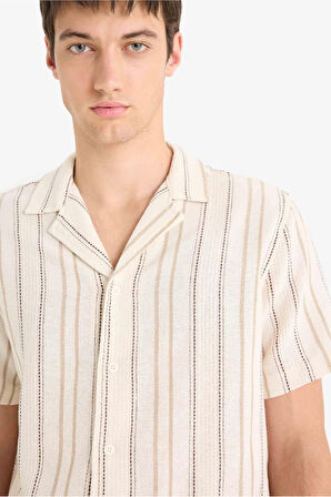 Regular Fit Polo Yaka Kısa Kollu Gömlek