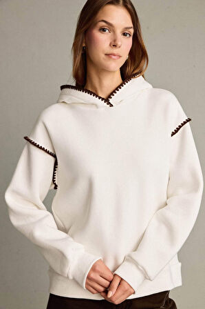 Overshirt Fit Kapüşonlu Sweatshirt