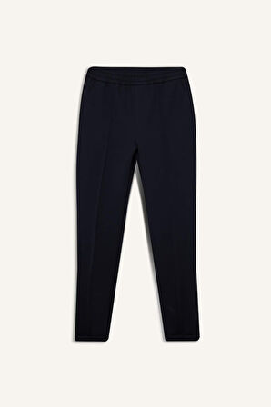 Jogger Fit Düz Paça Skuba Dalgıç Kumaş Pantolon