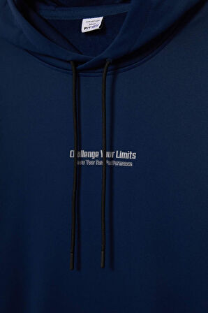 DeFactoFit Standart Fit Kapüşonlu Sporcu Sweatshirt