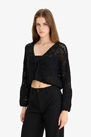 Regular Fit V Yaka Hırka