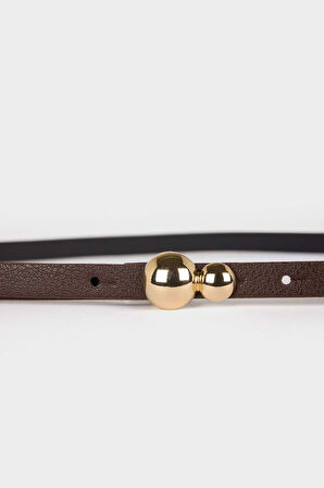 Kadın Suni Deri Elbise Kemeri