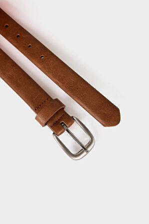 Kadın Suni Deri 2'li Günlük Kemer