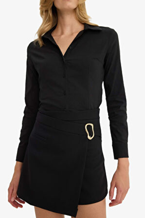 Regular Fit Bengalin Uzun Kollu Gömlek