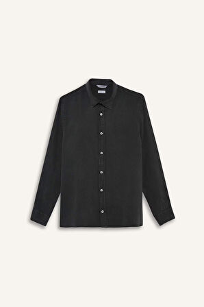 Regular Fit Twill Uzun Kollu Gömlek