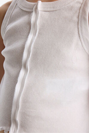 DeFacto Kız Çocuk Bisiklet Yaka Atlet E6741A825HSWT34