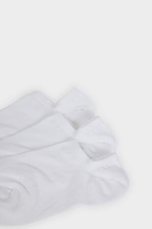 Kadın 3'lü Pamuklu Sneaker Çorap