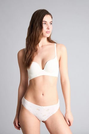 Defacto G8540AXER98 Ekru 3'lü Slip Külot