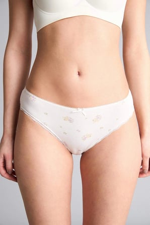 Defacto G8540AXER98 Ekru 3'lü Slip Külot