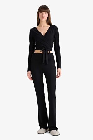 İspanyol Paça Tayt Pantolon-Fall in Love Loungewear