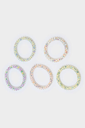 Kadın 5'li Spiral Lastik Toka