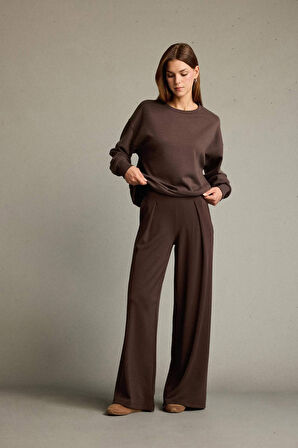 Regular Fit Normal Bel Düz Paça Modal Pantolon