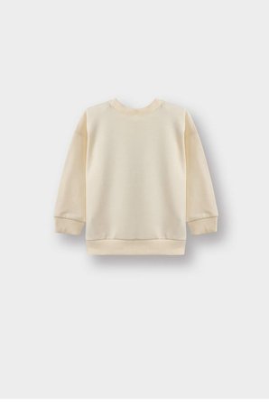 DeFacto Bisiklet Yaka Baskılı İçi Yumuşak Tüylü 2'li Sweatshirt Erkek Bebek G4283A525WNER118