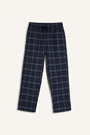 Regular Fit Cepli Uzun Boy Flanel Alt