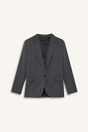 Regular Fit Ceket Yaka Blazer Ceket