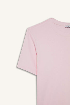 Regular Fit Bisiklet Yaka Kısa Kollu Tişört