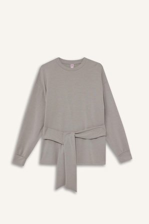 DeFacto Modal Kuşaklı Sweatshirt G0004AX25WNBG691