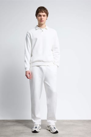 DeFacto Pamuklu Regular Fıt Sweatshirt F9324AX26SPWT32