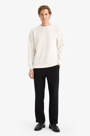 DeFacto Regular Fit Sweatshirt F9854AX26SPWT32