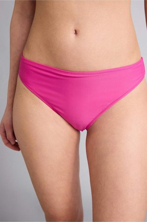 Regular Fıt Beyaz Bikini Alt