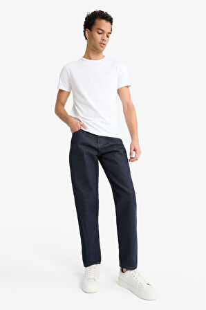Relax Tapered Fit Dar Paça Jean Pantolon