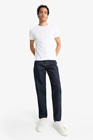 Relax Tapered Fit Dar Paça Jean Pantolon
