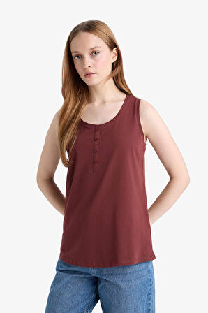 Regular Fit Bisiklet Yaka Penye Atlet