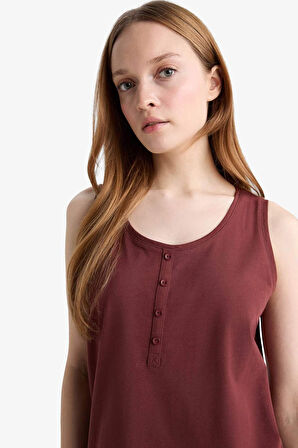 Regular Fit Bisiklet Yaka Penye Atlet