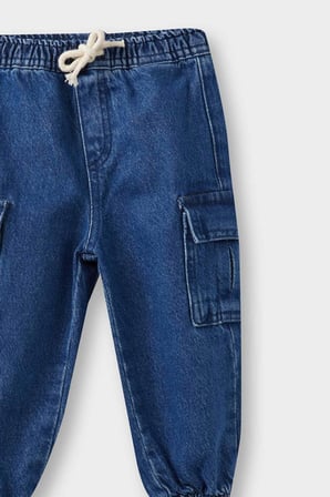 Erkek Bebek Jogger Fit Jean Pantolon