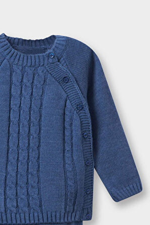 Erkek Bebek 2'li Takım Triko Kazak Alt