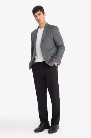 DeFacto Slım Fıt Blazer Ceket F7690AX25AUAR198