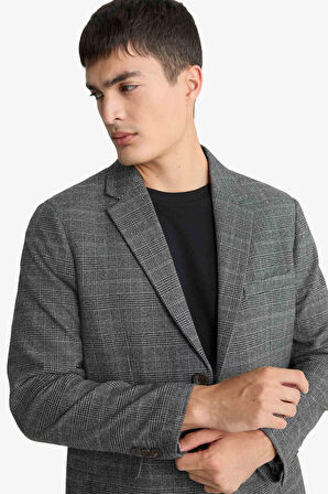 Modern Fit Blazer Ceket