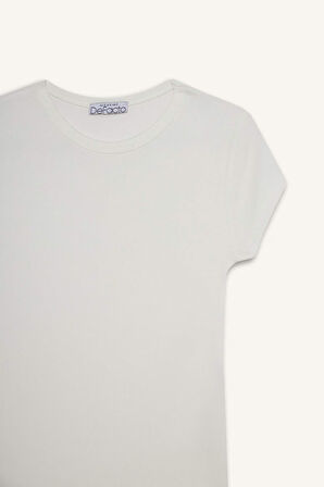 Bisiklet Yaka Kısa Kollu Tişört