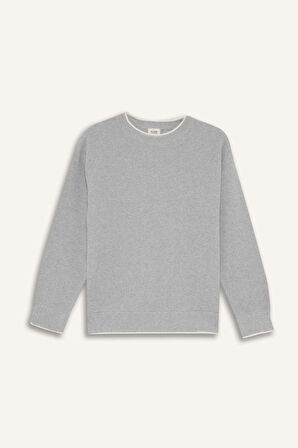 Erkek Çocuk Regular Fit Bisiklet Yaka Kazak