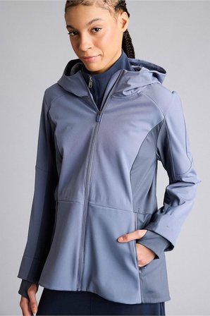 DeFacto Su İtici Slım Fıt Kapüşonlu Fermuarlı Softshell Mont G0237AX26SPIN50