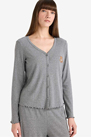 Regular Fit Uzun Kollu 2'li Takım Fall in Love