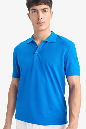 DeFacto %100 Pamuk Regular Fit Polo Yaka Pike Kısa Kollu Tişört M7676AZ25SMBE103