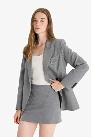 Yüksek Bel Mini Etek