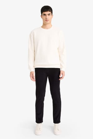 DeFacto Bisiklet Yaka Waffle Sweatshirt G6718AX25AUER137