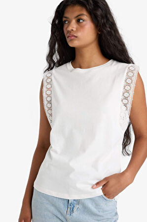 Regular Fit Bisiklet Yaka Penye Atlet