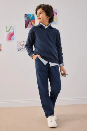 DeFacto Straıght Fıt Düz Paça Jean Pantolon Erkek Çocuk G3422A825CWNM34
