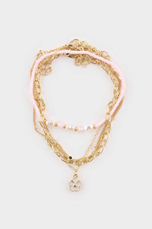 DeFacto Kadın 5'li Gold Halhal F3980AXNSGD1