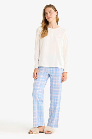 Regular Fit Uzun Kollu 2'li Takım Fall in Love