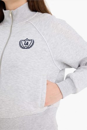 DeFacto Loose Fıt Baskılı Fermuarlı Sweatshirt G8117AX26SPGR256