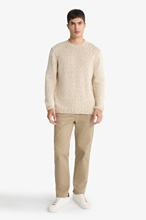 Standart Fit Bisiklet Yaka Triko Kazak