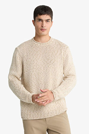 Standart Fit Bisiklet Yaka Triko Kazak