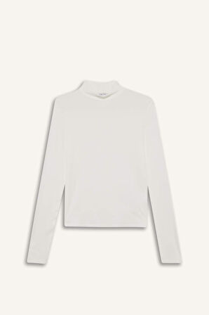 Balıkçı Yaka Uzun Kollu Tişört