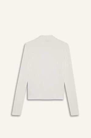 Balıkçı Yaka Uzun Kollu Tişört