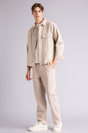 DeFacto %100 Pamuk Baggy Fit Pantolon F6129AX26SPBG766
