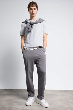 DeFacto NEW REGULAR FIT %100 Pamuk Basic Tişört V7699AZ26SPGR210